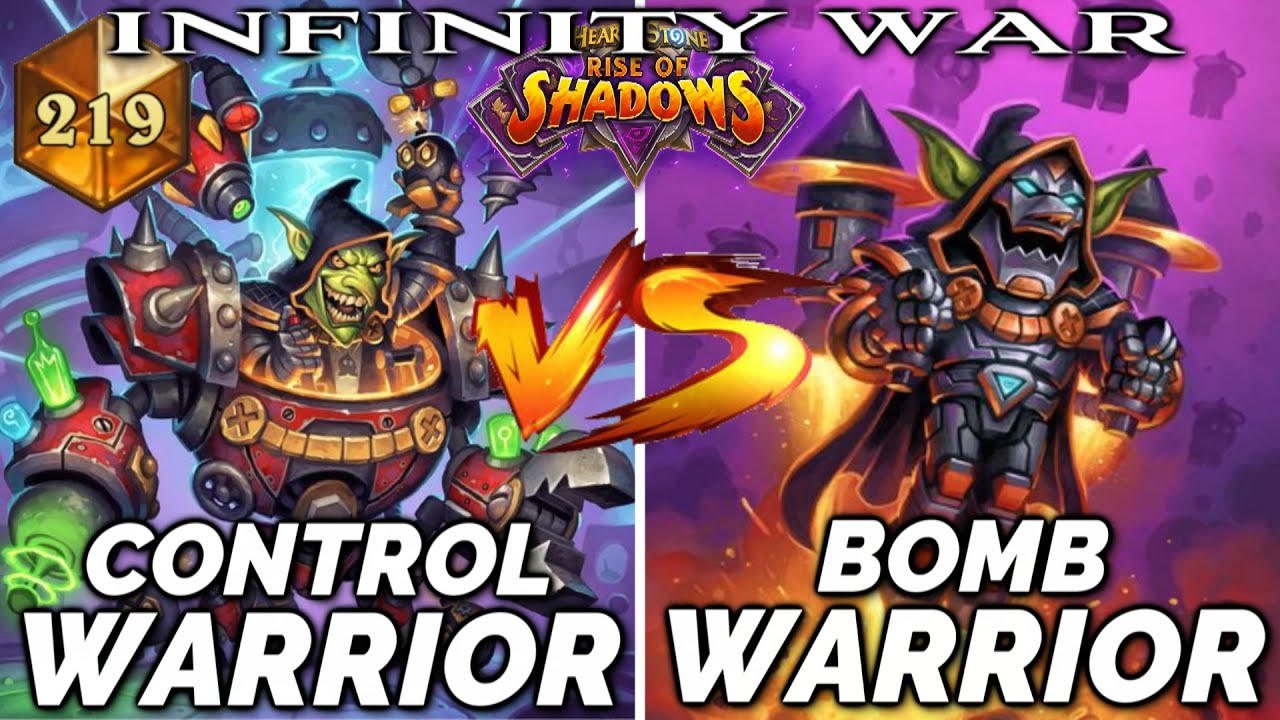 Hearthstone Kolento CONTROL WARRIOR Deck vs BOMB WARRIOR Deck - Standard