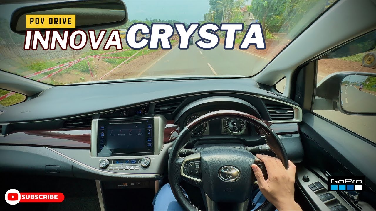 TOYOTA INNOVA CRYSTA  2.4 Diesel Manual | POV Drive | Narrow road drive | Kerala Road | Jonnxoo