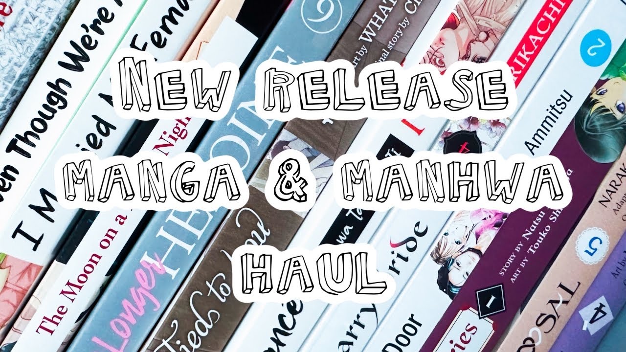 New Release Manga & Manhwa 📚 + Cute Merch Haul ❤️