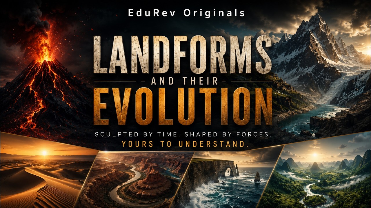Landforms and their Evolution Explained Like a Movie | UPSC