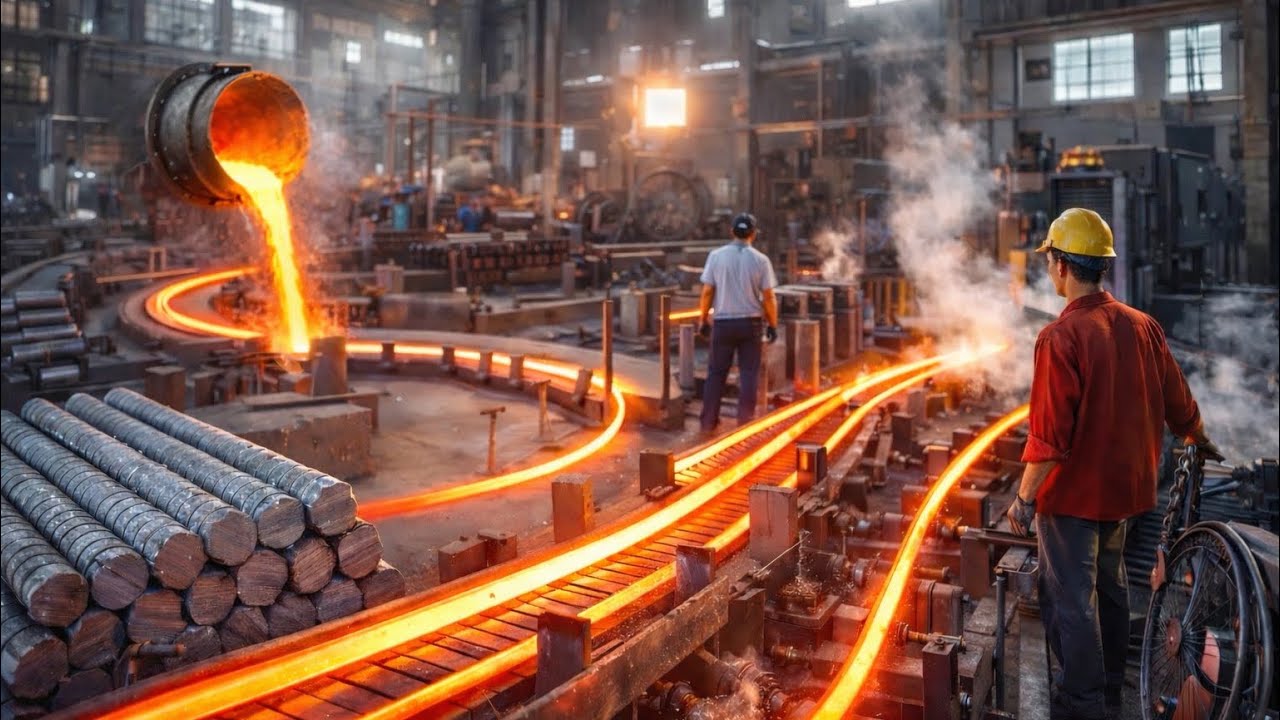 Most Popular Mass Production Steel Factory Video in 2026 | Process Things