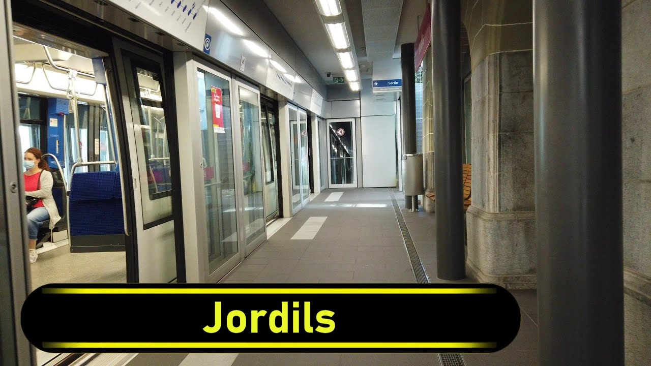 Metro Station Jordils - Lausanne 🇨🇭 - Walkthrough 🚶