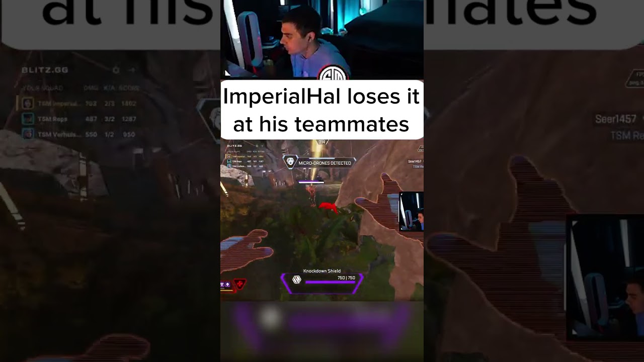 Imperialhal LOSES IT at his Teammates