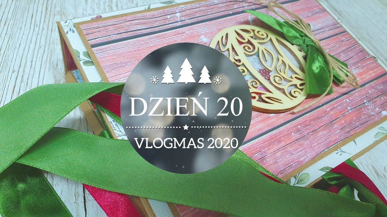 VLOGMAS 2020 Dzień 20 - Mini album świąteczny cz.2 🎄⭐ Scrapbooking