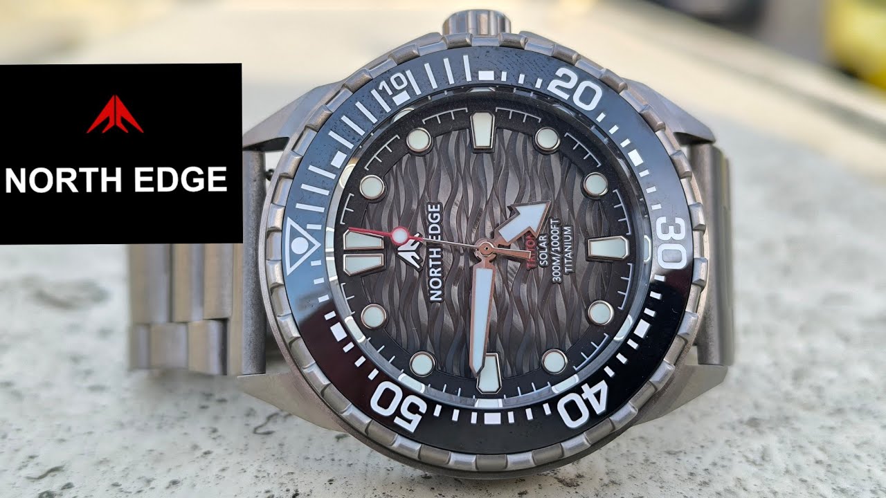 RELOJ NORTH EDGE TRITON:EL TITANIO RESISTE MAS LA CORROSION