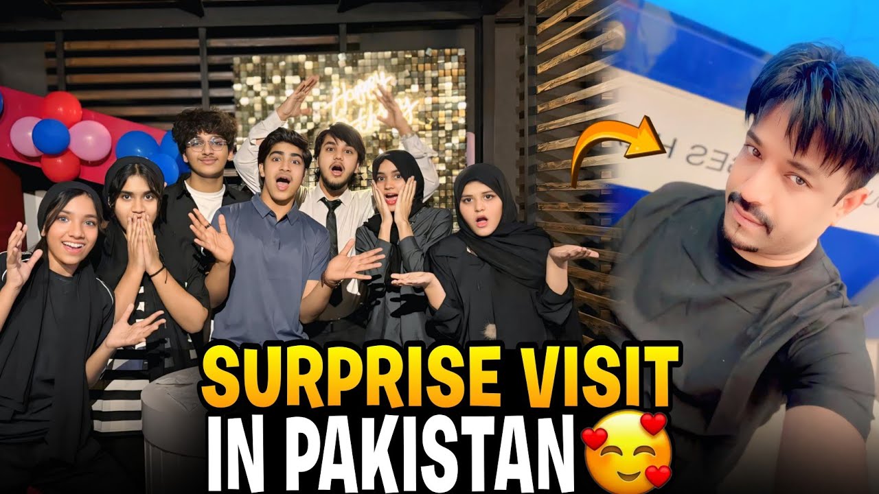 Surprise Visit to Pakistan ! Cousinology Shocked, Abu baker birthday present