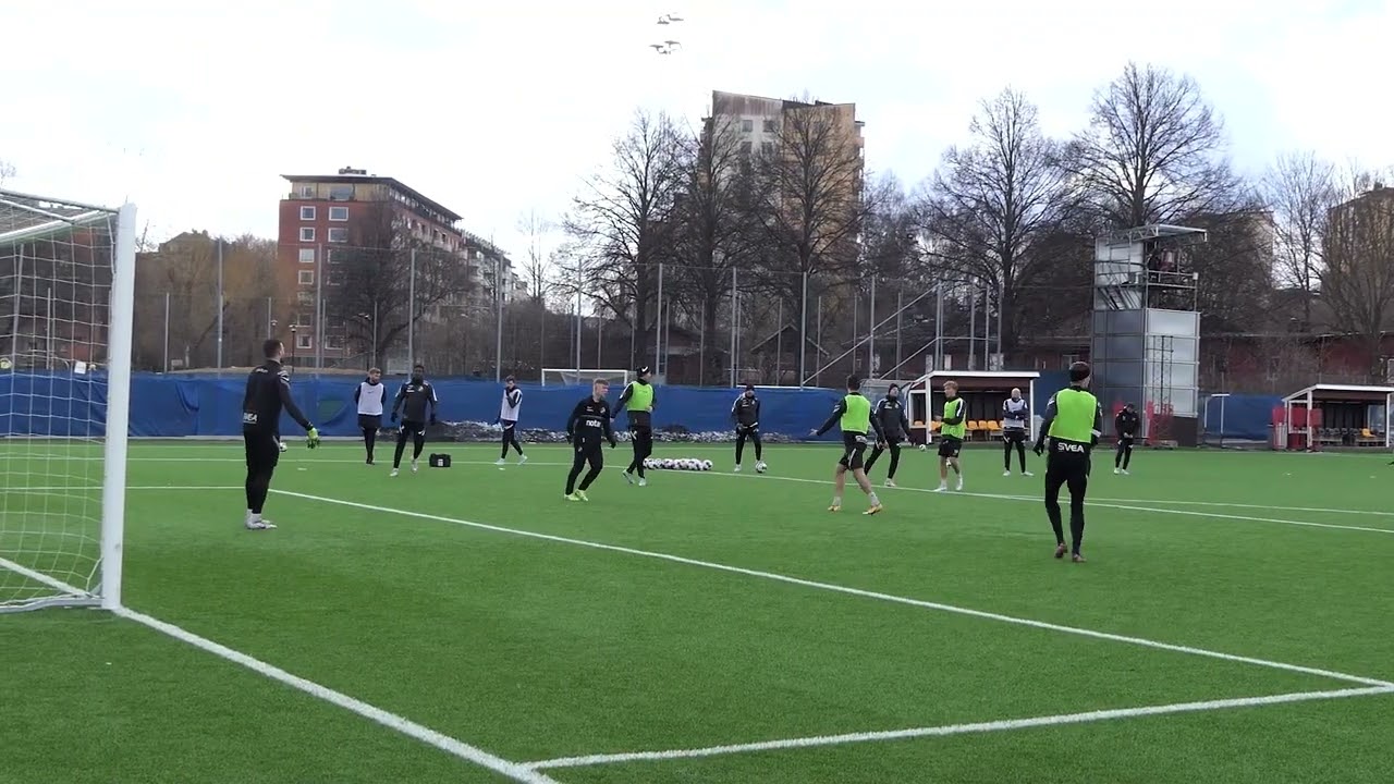 AIK Play: Högt tempo och fina mål på dagens träning