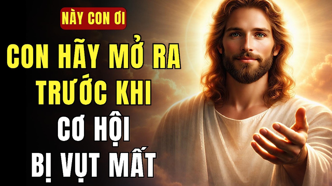 🔴 NÀY CON ƠI — HÃY MỞ RA, TRƯỚC KHI CƠ HỘI VỤT MẤT | THÔNG ĐIỆP TỪ CHÚA