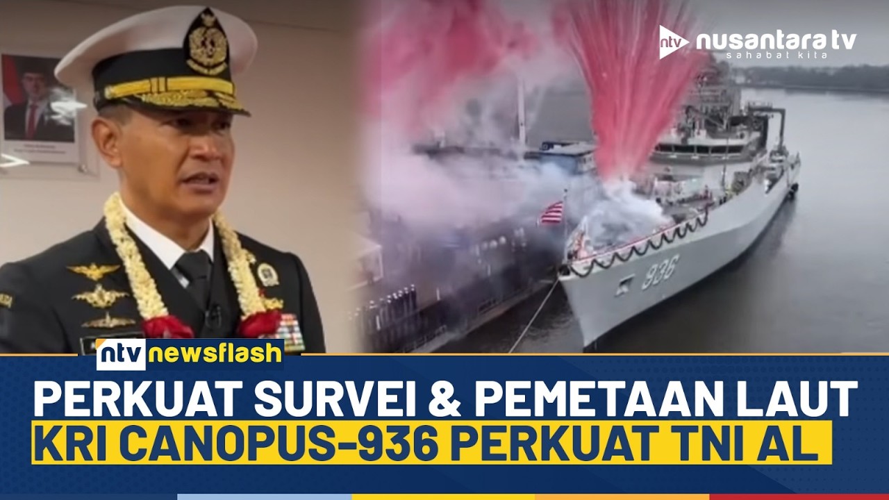 3 Tahun di Garap di Jerman, TNI AL Resmi Terima KRI Canopus 936 untuk Perkuat Riset Maritim | NTV