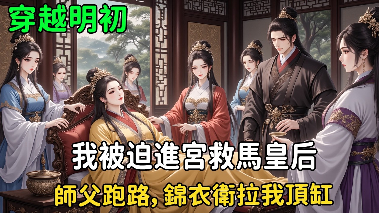 《我被迫進宮救馬皇后——師父跑路，錦衣衛拉我頂缸》洪武十五年，李青在山裡躺平修仙，忽然被一百多名錦衣衛圍住。師父張邋遢連夜跑路，留他頂缸。進宮面聖，朱元璋當面威脅：「治不好皇后，剝皮塞草。」#小说