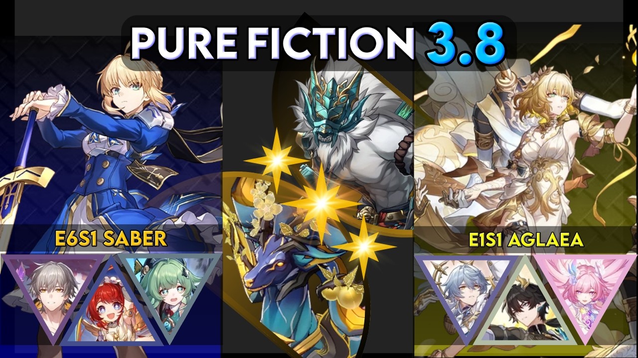 [Pure Fiction 3.8] Saber & Aglaea || Honkai: Star Rail