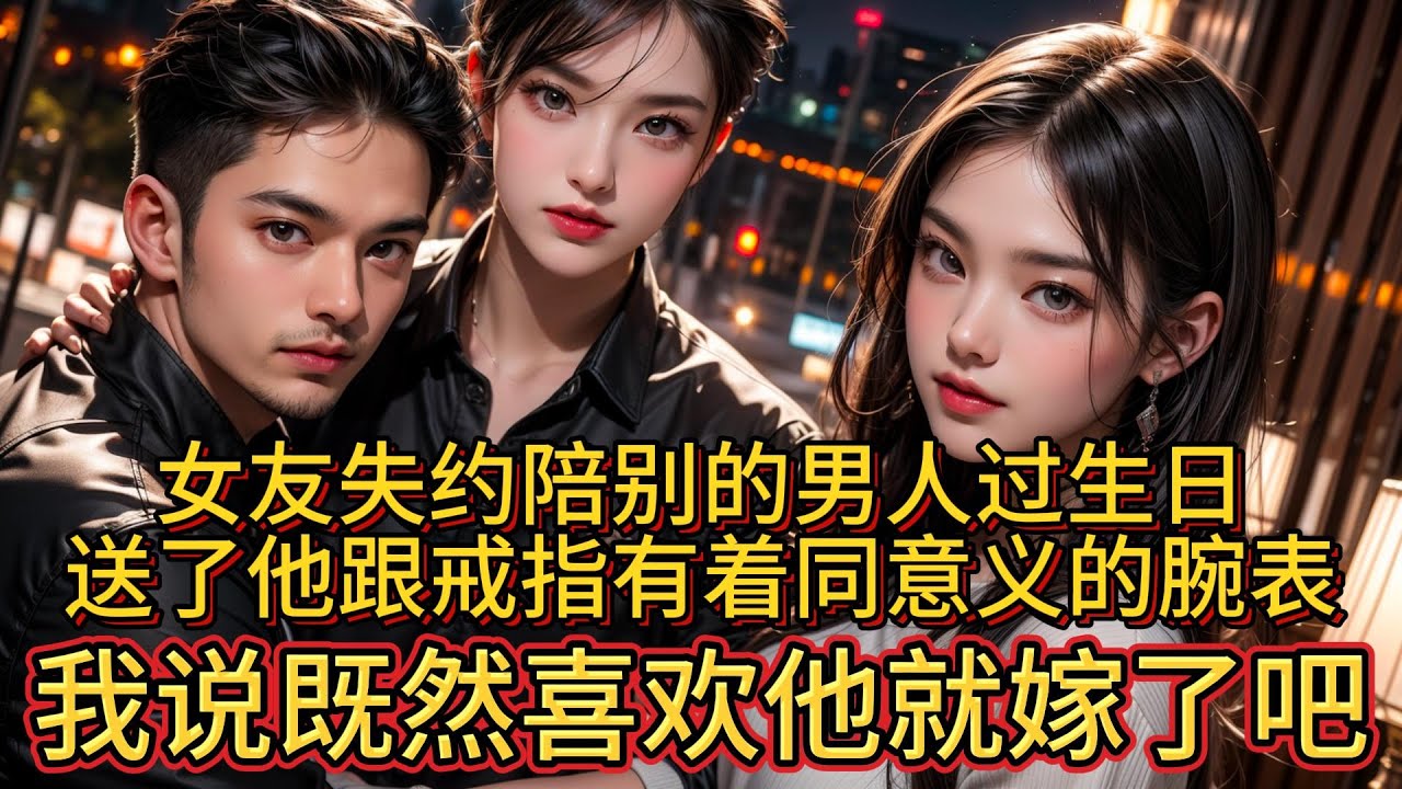 女友失约陪别的男人过生日，送了他跟戒指有着同意义的腕表，我说既然喜欢他就嫁了吧。