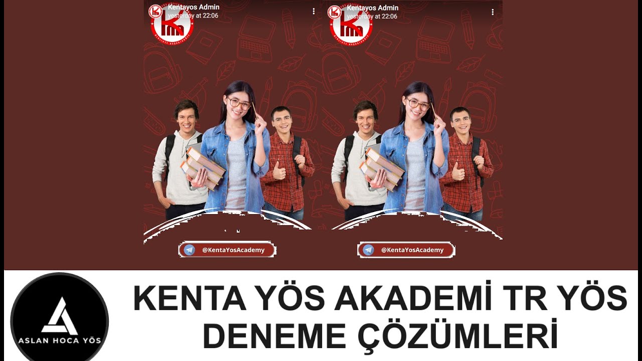 TR YÖS DENEME    I   KENTA AKADEMİ DENEME I