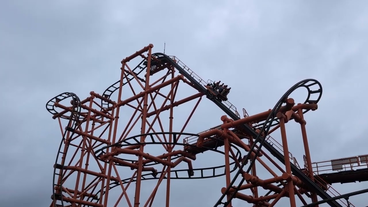Mumbo Jumbo Roller Coaster Ride At Flamingo Land