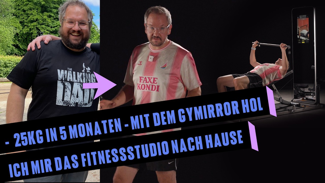 Keine Ausreden mehr! Gymirror, zuhause trainieren wie im Fitnessstudio - Muskelaufbau und Fettabbau