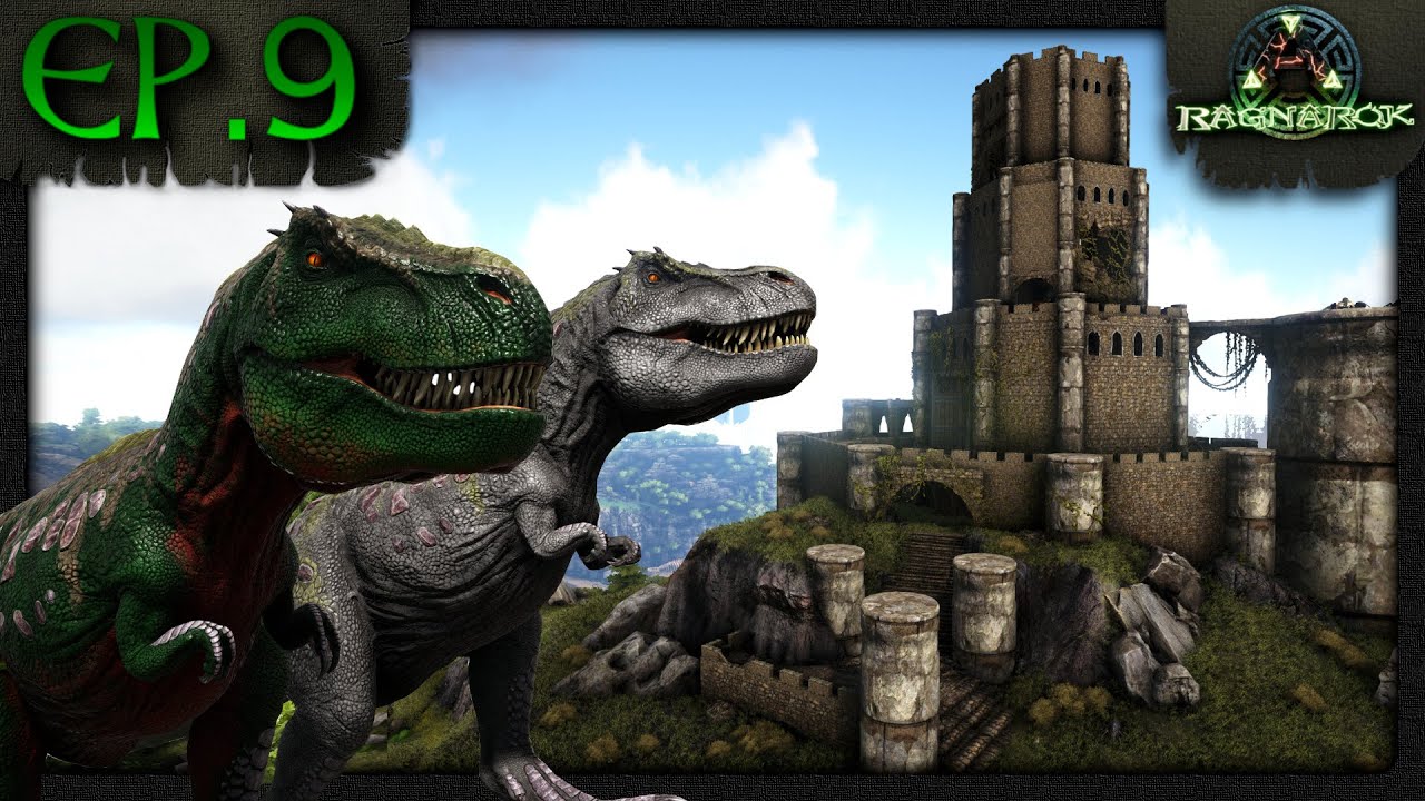 ESPLORIAMO IL CASTELLO E PRENDIAMO I PRIMI REX  - Ark Ragnarok ITA - EP.9