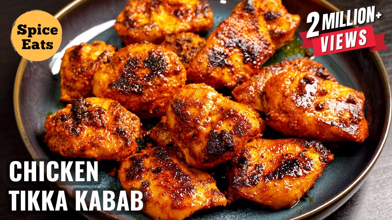 CHICKEN TIKKA NO OVEN | CHICKEN TIKKA KEBAB ON TAWA | CHICKEN TIKKA RECIPE
