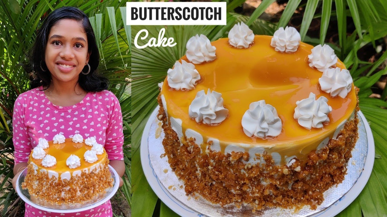 Butterscotch Cake Without Oven 😍 | അടിപൊളി Butterscotch കേക്ക് | Butterscotch Cake Recipe