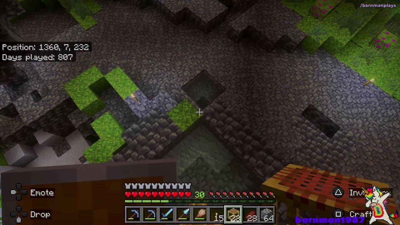 MC ASMR: trail ruins removal continues (short stream)