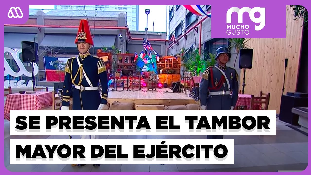 En Mucho gusto se presenta el Tambor y Corneta Mayor del Ejército