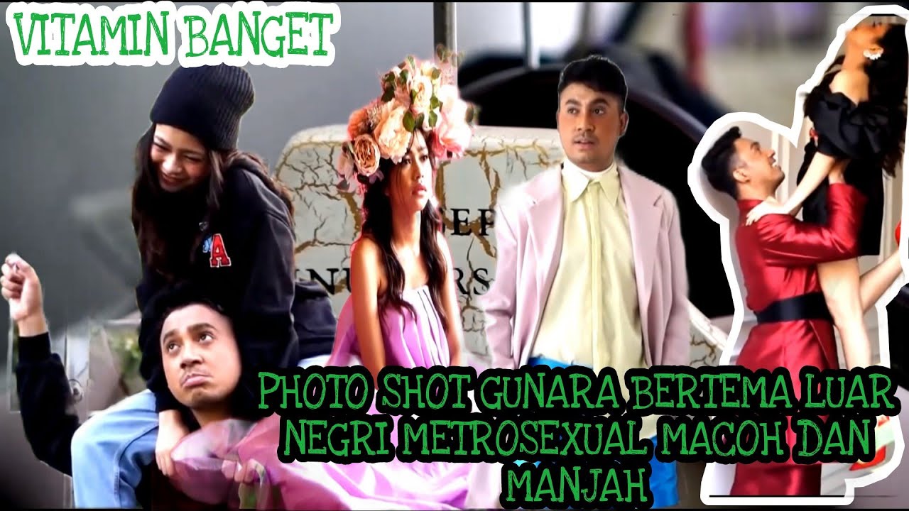 Photo shoot GUNAWAN RARA LIDA gak mesra TAPI KIYUT tema luar negeri metrosexual macho tapi manjah