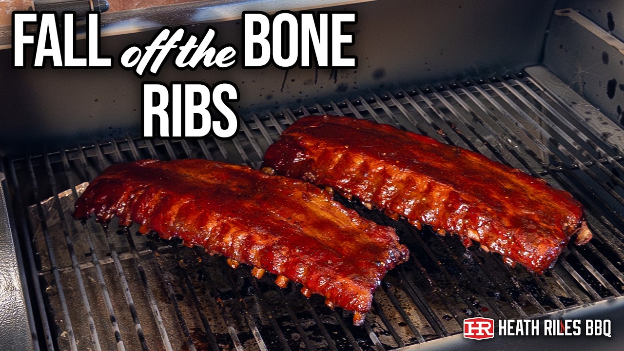 Как приготовить нежные, тающие во рту ребрышки на пеллетном гриле | Heath Riles BBQ