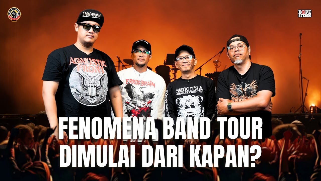 RISING WAVES Eps. 5 | SEKARANG ERANYA BAND INDIE TOUR KONSER LINTAS NEGARA