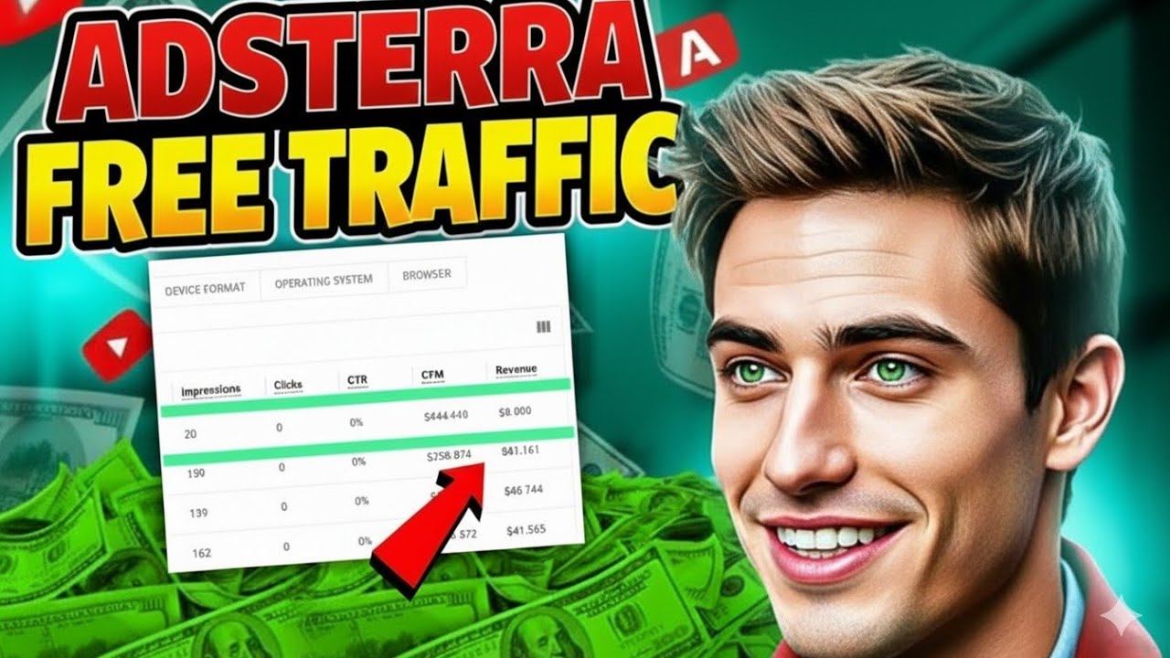 🔥Adsterra Direct Link 2026 | 📈 Free Traffic Website High CPM Revenue + 💡 Smart Methods#
