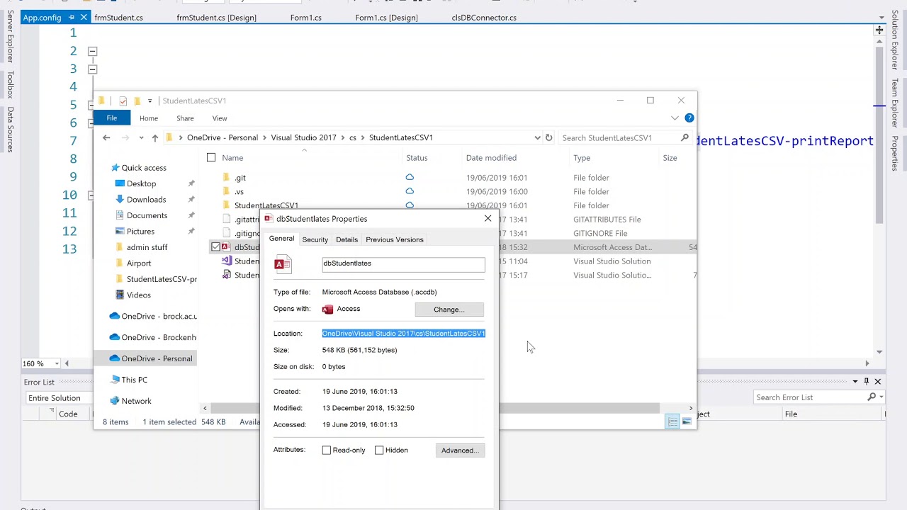 Moving Projects with an Access Databases
