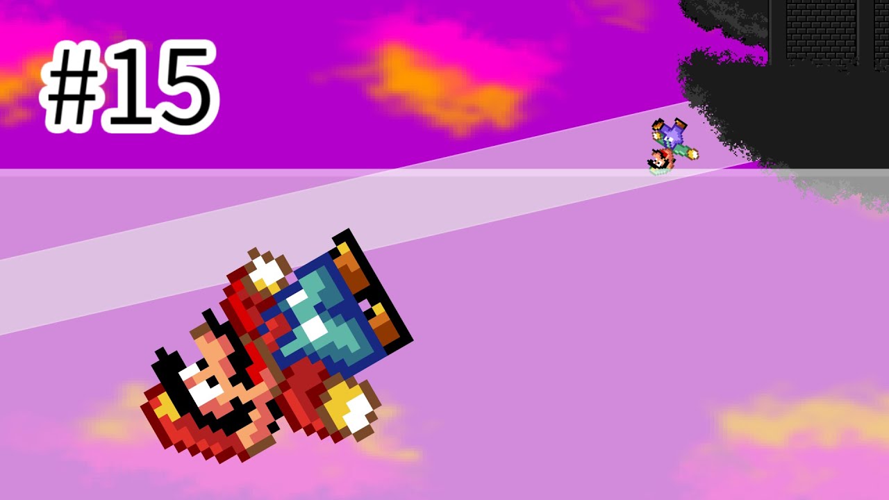 ドット絵マリオムービー　#15 生き別れ【ゼロから始めるピクセルアニメーション】