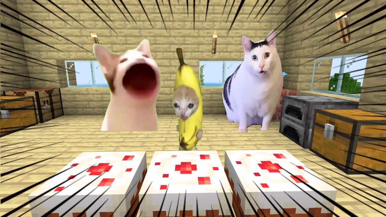 バナナ猫がマイクラにやってきた！【総集編 Part 7】