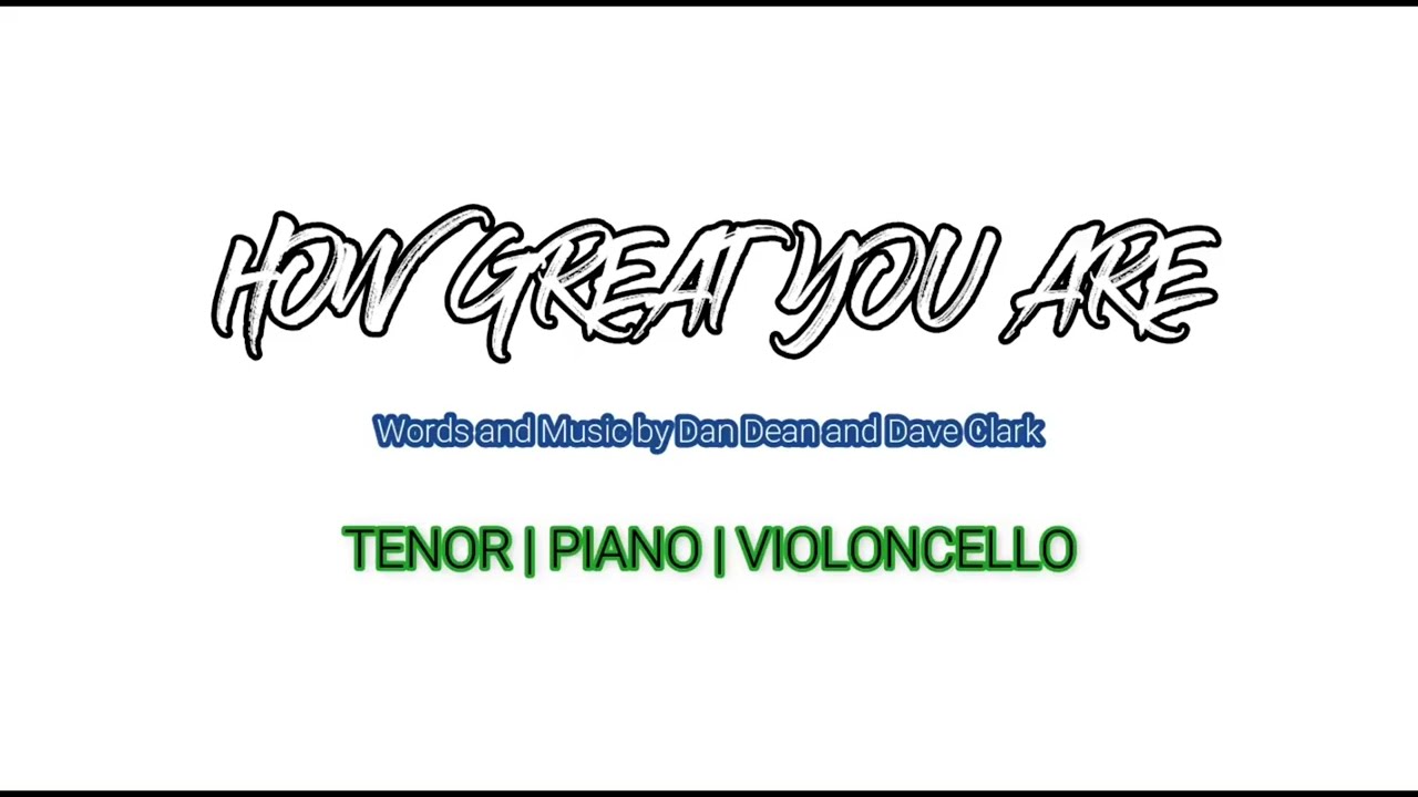 How Great You Are | Tenor | Vocal Guide by Bro. Guolivir Katada
