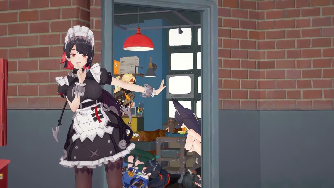 ZZZ ellen joe x miyabi x zhu yuan x trigger mmd #zenlesszonezero #animation  #recommended #ellenjoe
