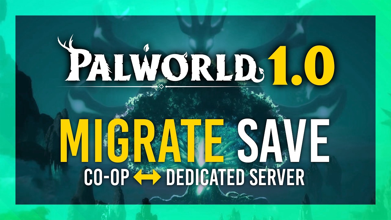 EASY: Migrate Co-op save to Dedicated Server | Palworld 1.0