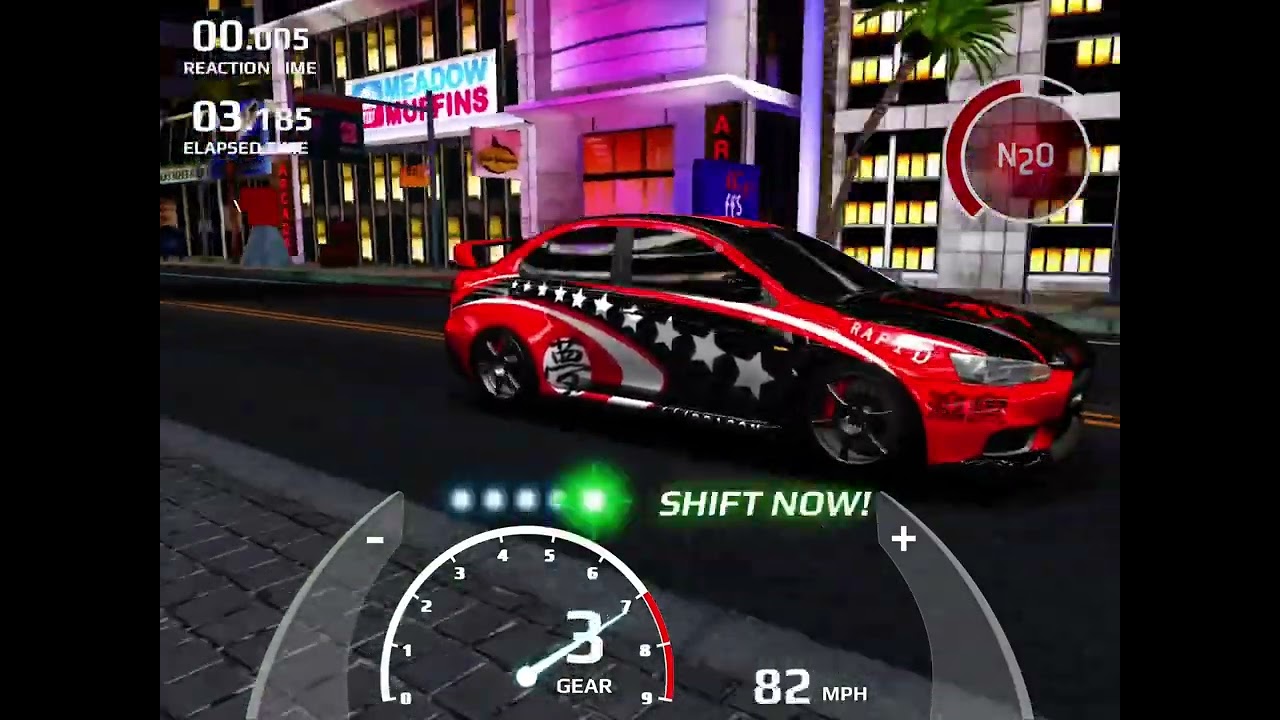 Rush Racing 2: 2008 Lancer Evolution X 970 9.73 no boost tune