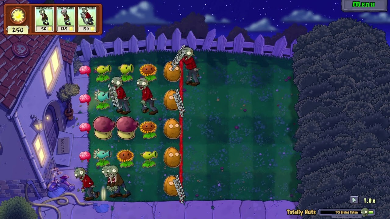 Plants Vs Zombies Replanted | Puzzles: Totally Nuts