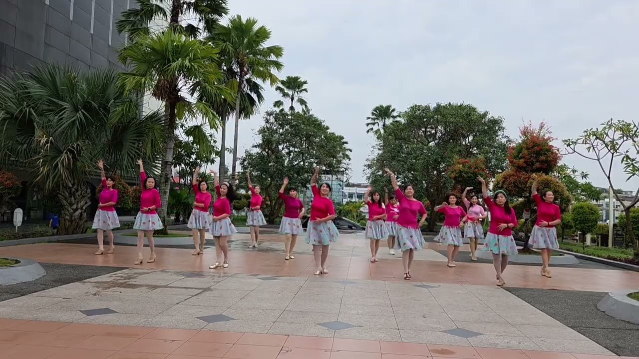 Cha Cha Jambalaya  | line Dance | Kamisah & friends