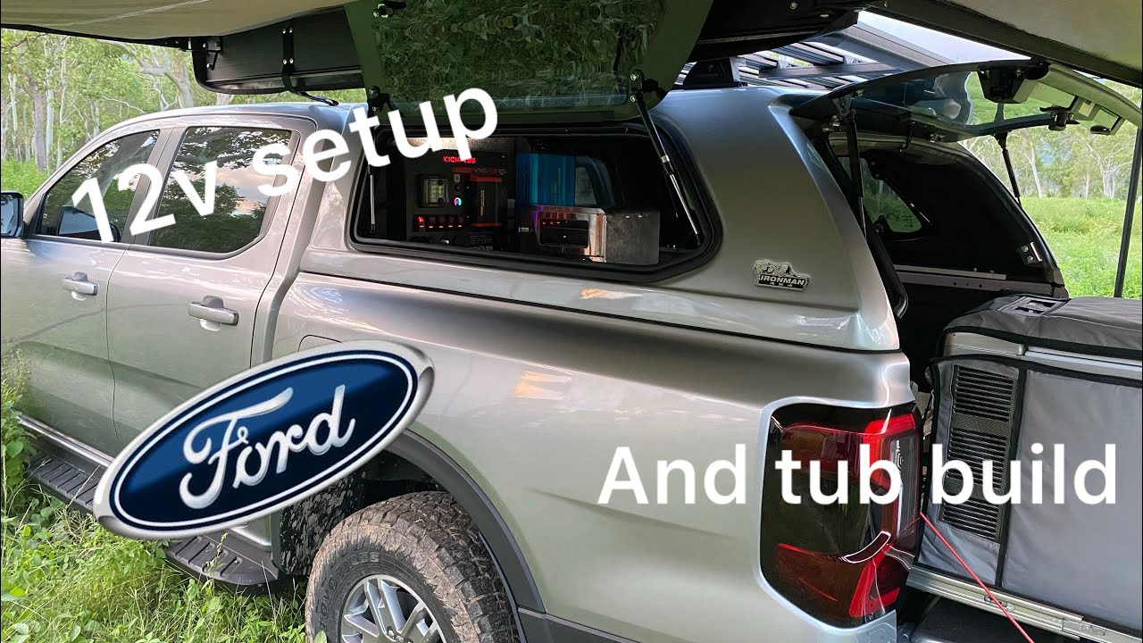 Ford Ranger tub and 12 volt setup