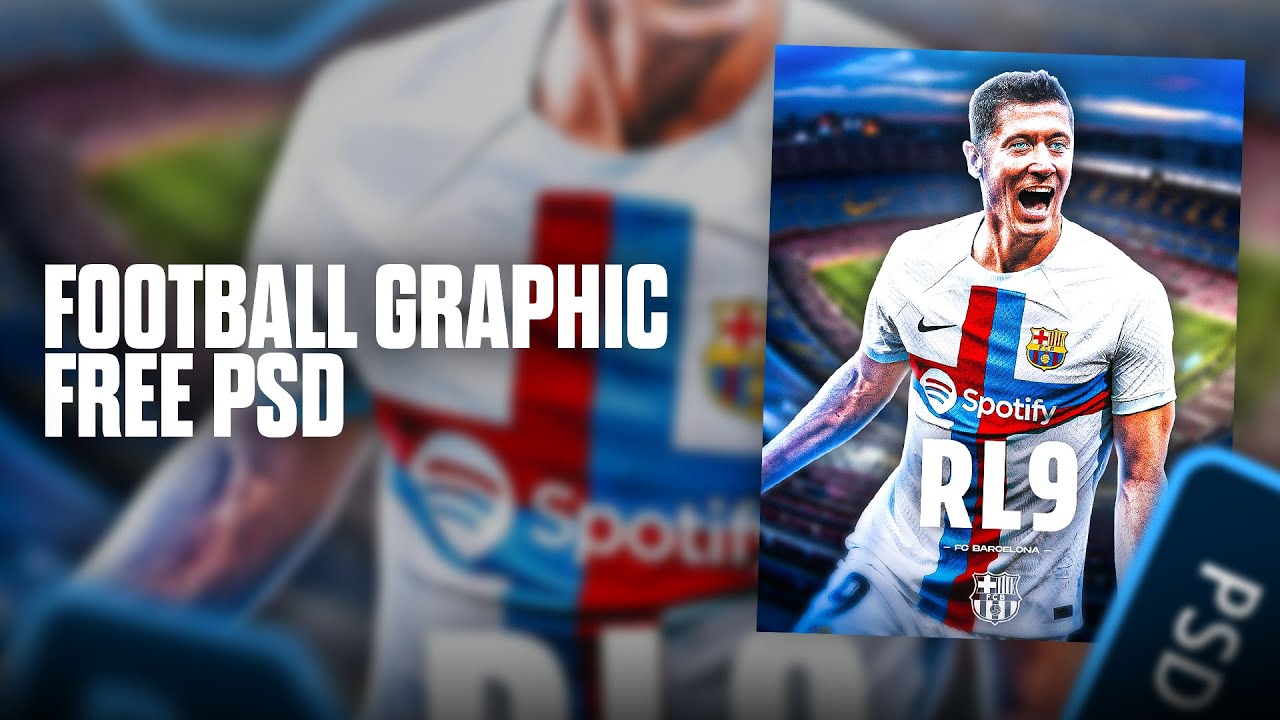 Photoshop Football Tutorial | FREE PSD