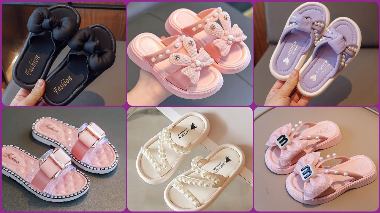 Soft and comfy kids summer fancy and casual slippers | kids summer comfort slippers #kids #slippers