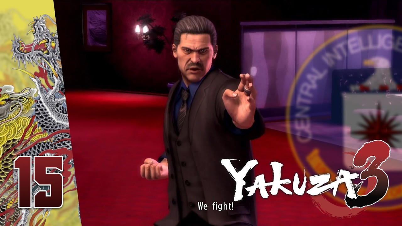 Yakuza 3 Remastered Part 15 Legend Difficult - Gelut sama CIA / Kazama Joji