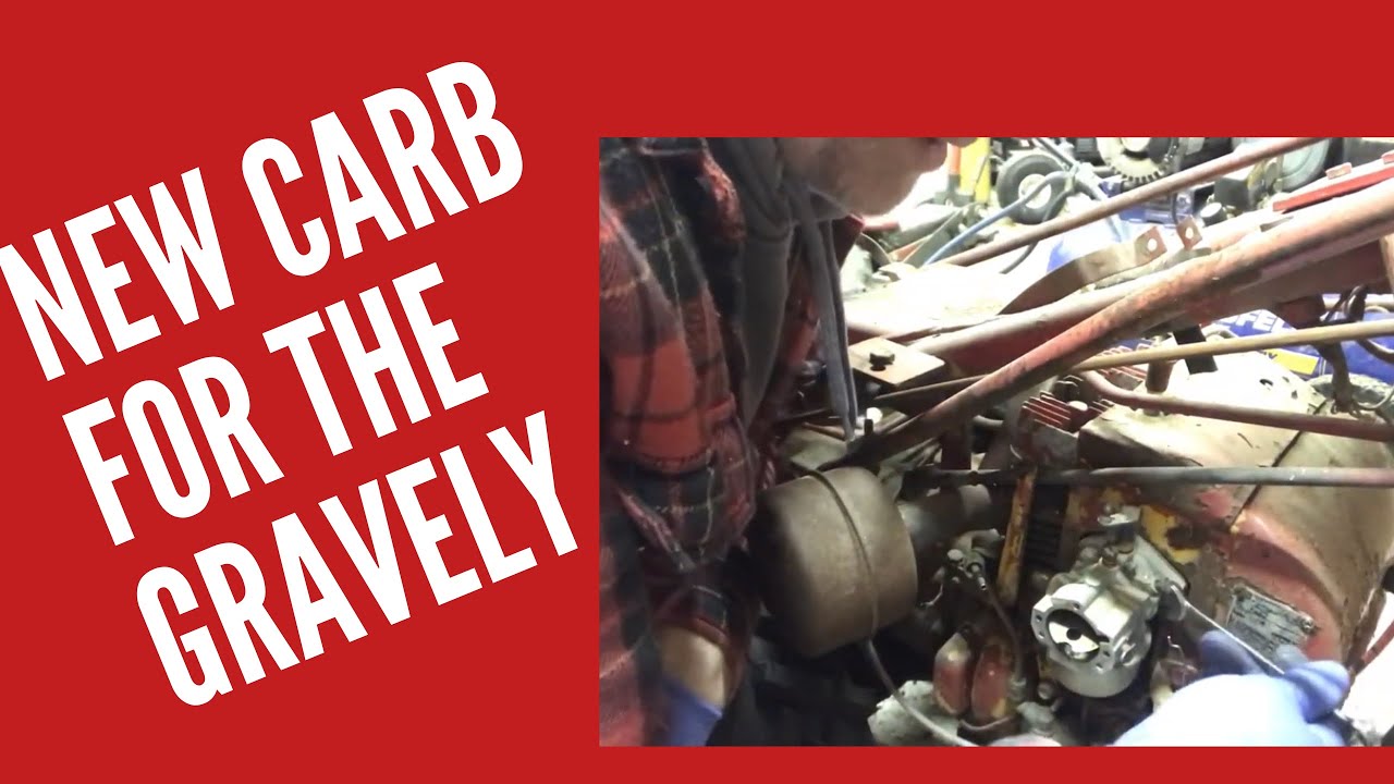New Carb Install On The Gravely Walk Behind Tractor