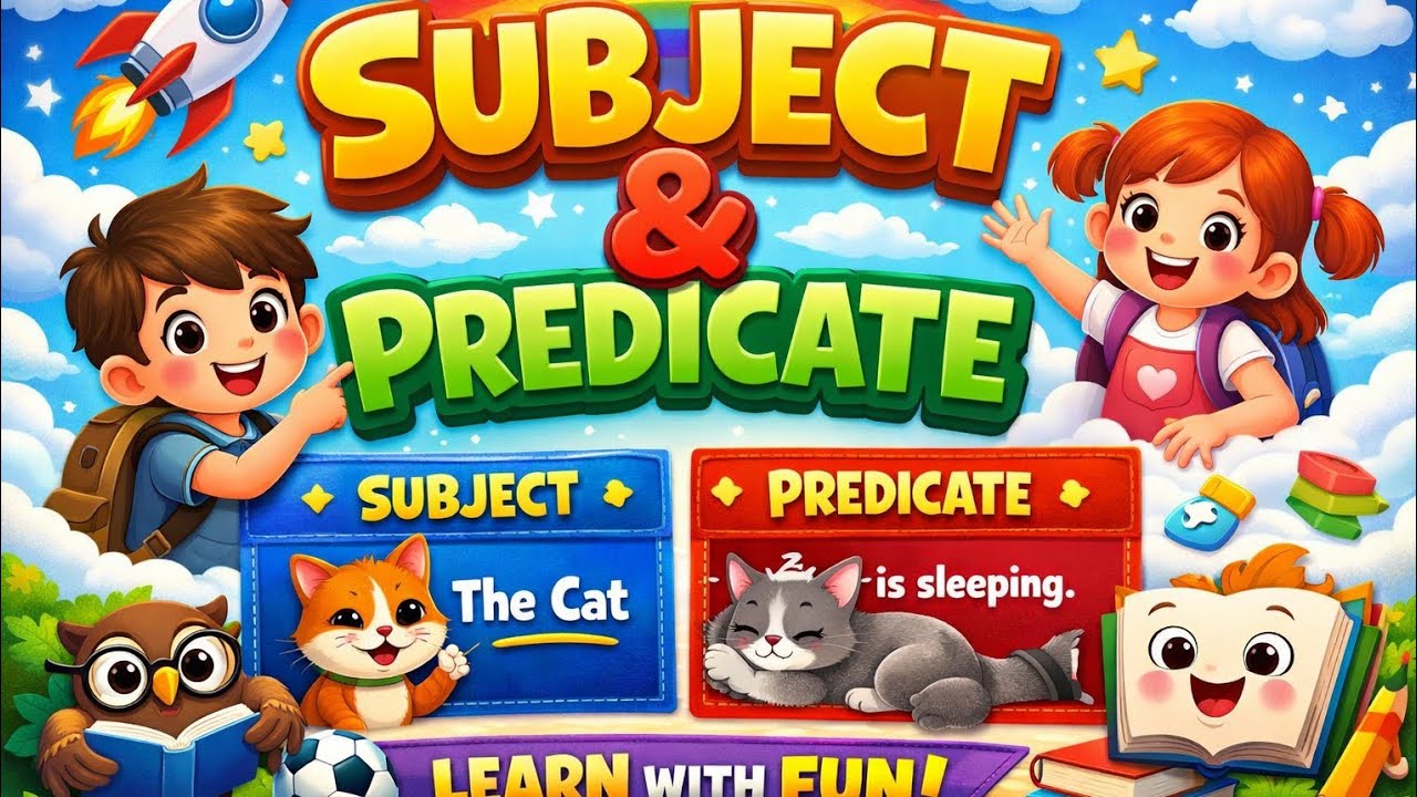 SUBJECT & PREDICATE (sentence ka secret formula)