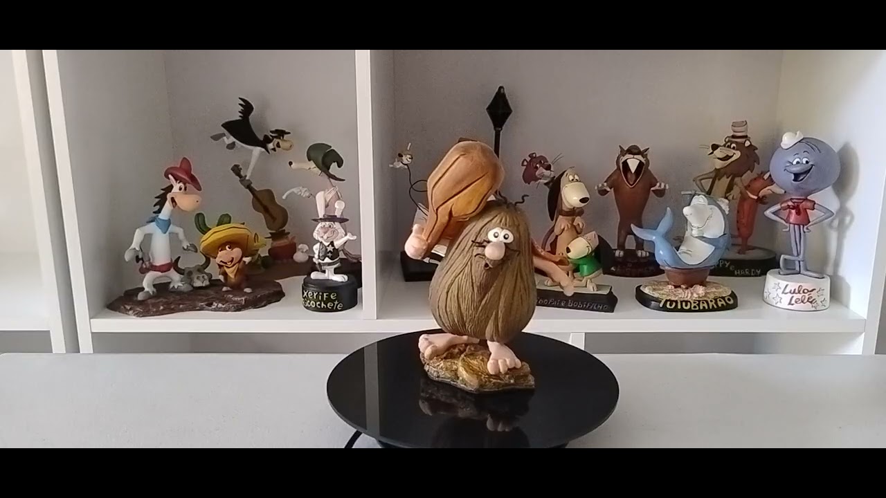 REVIEW Estátua Capitão Caverna Hanna Barbera by studios_acme em resina na modelagem tradicional.