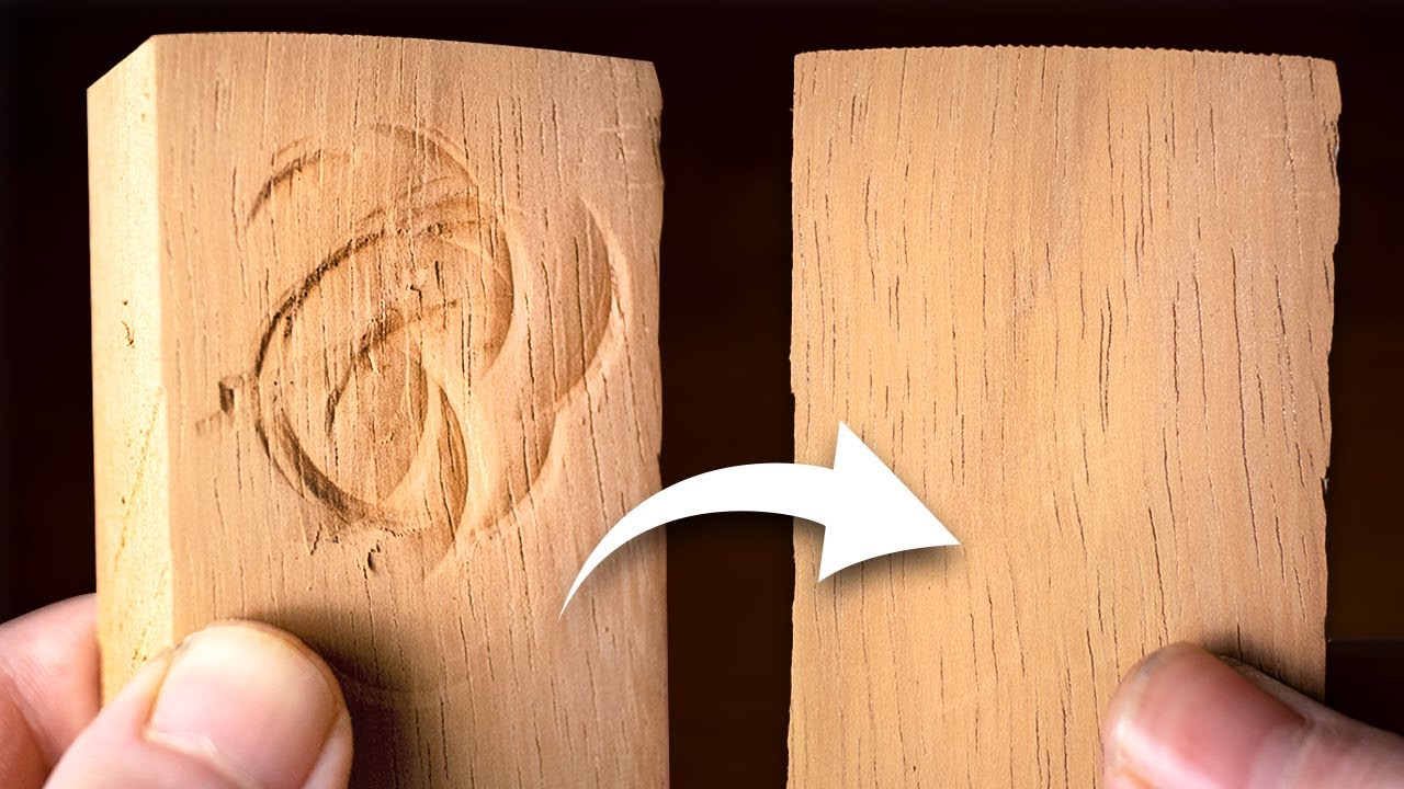 ¡PARECE MAGIA!✨ Cómo Restaurar Madera sin Lijar. Cómo quitar marcas y Eliminar golpes y abolladuras