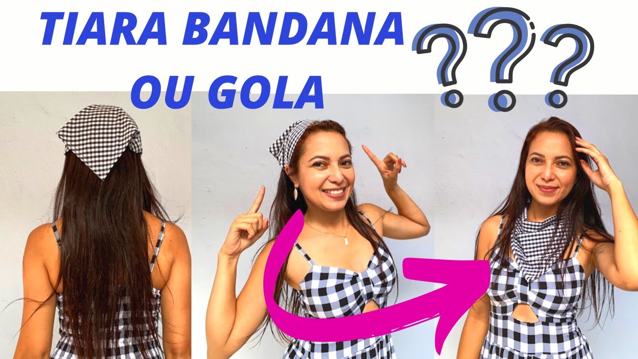 TIARA BANDANA - GOLA - DIY HAIR SCARF