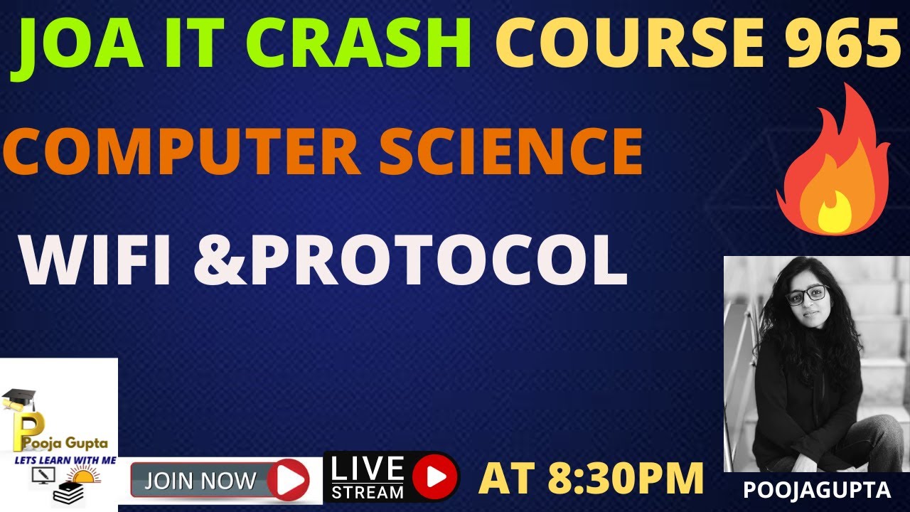 Wi Fi & Protocols /  HPJOAIT /   JOAIT CRASH COURSE   965 /    HPJOAIT   BY POOJA