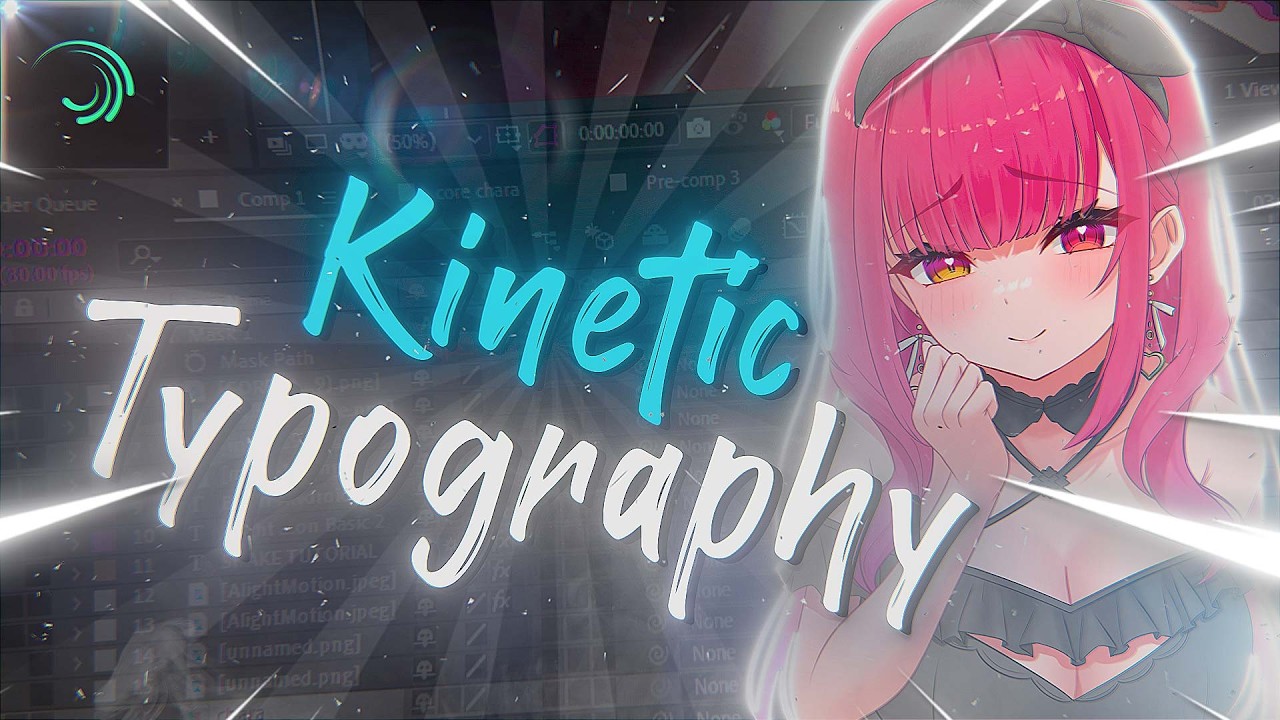 Учебное пособие по кинетической типографике и моушн-графике в Alight Motion (полный монтаж) - час...