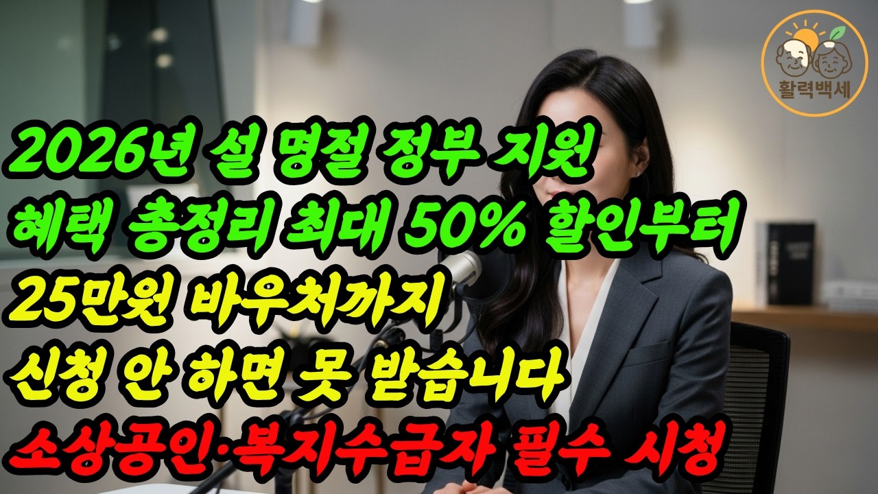 설날 정부지원금 몰라서 손해본다? #2026년설명절 #정부지원금 #소상공인바우처 #명절혜택 #물가할인 #복지급여 #설연휴 #명절지원 #25만원 #정부지원혜택
