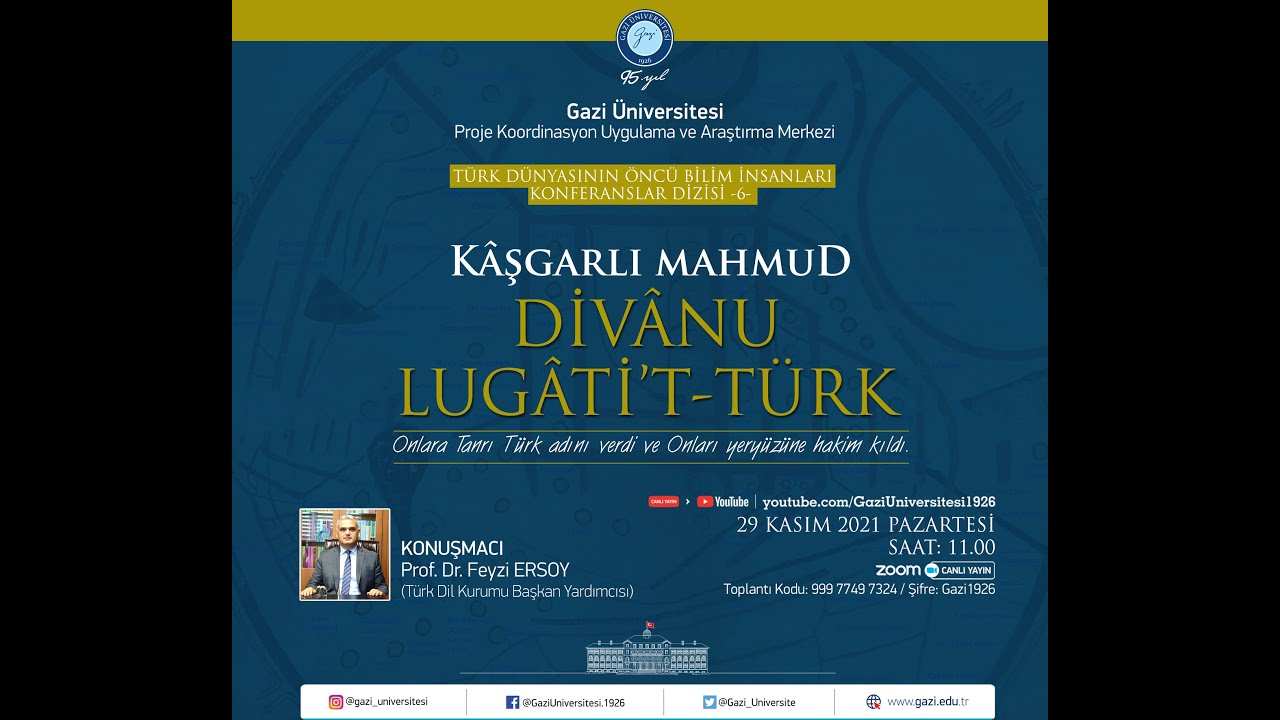 6-) Kâşgarlı Mahmud, Prof. Dr. Feyzi Ersoy